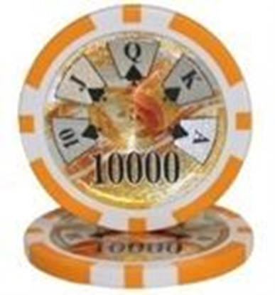 Image de BENJAMIN FRANKLIN POKER CHIPS 14gr /10 000$ (roll of 25pcs)