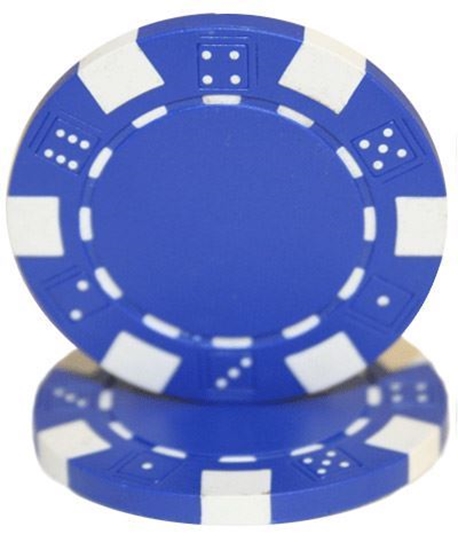 Image sur Jeton de poker sans valeur nominale 11.5gr - Bleu