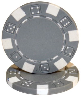 Picture of 12805-"Dice" roll of 50 pcs  (11,5gr) - Gray