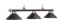 Image de LAMPE DE BILLARD-CUIR NOIR 