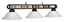 Image de LAMPE DE BILLARD -BOULES DE BILLARD NOIR MAT & BLANC