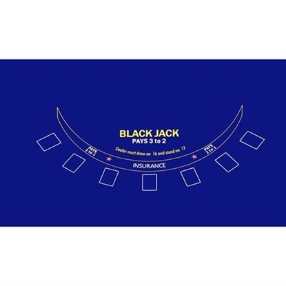 Picture of 22311-Blackjack table felt screen-print