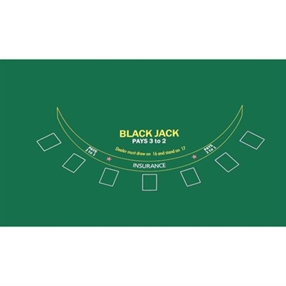 Picture of 22313-Blackjack table felt screen-print