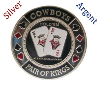 Picture of 10901-Card guard ''Cowboys'' -Silver