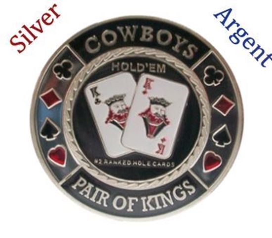 Image sur Protecteur de cartes ''Cowboys'' -  Argent
