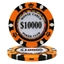 Image de 25 jetons de poker (10 000$) Monte Carlo 14gr