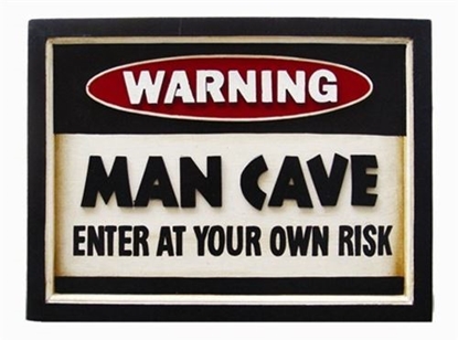 Image de Avertissement - Man Cave