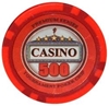 Casino SE $500 poker chip red