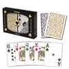 Image sur Paquet double Copag 100% plastique - Or & Noir - Poker - Index Jumbo