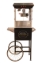 Used Oscar series 8oz popcorn machine with cart - front view
