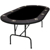Picture of 16604 Poker table Legacy series 84''  - 10 players  Black