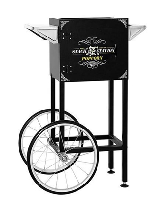 Picture of 71610 - Popcorn machine cart for 8oz SNACK STATION machine - BLACK