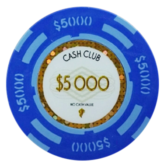 Image sur Jetons "Cash Club"  14gr - Valeur de $5000- (VRAC)