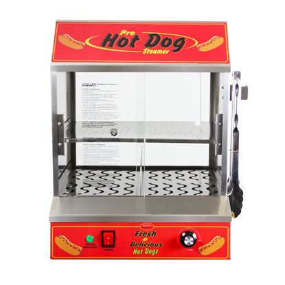 Image de 77300 *Nouvelle* Machine à hot-dogs vapeurs BullsEye