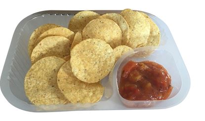Picture of Clear Nacho tray 2comt 4''x5'' -125pcs