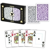 Image sur Paquet double Copag 100% plastique - Mauve et gris - Poker - Index jumbo