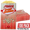 Image sur Paquet de 100 sacs vides de 3oz pour maïs soufflé avec fond plat