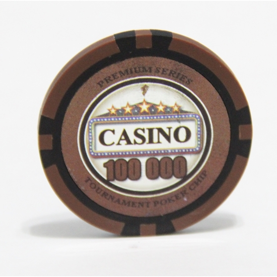 Image sur Jetons de poker série CASINO 14gr - Valeur de $100 000 (VRAC)