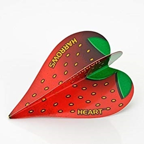 Image sur Ensemble de 3 embouts de dards - Cœur en forme de fraise