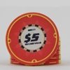 Image sur 12633- Jeton de poker en céramique - HotGen $5 /Paquet de  25
