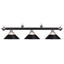 Image de Luminaire suspendu NOIR MAT CLAIR ET ACIER INOXYDABLE