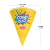 Image sur  Cônes cirés pour cornet glacé 6oz - Boite de 100 pcs