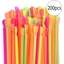 Image de Paille Cuillère en Plastique pour Cônes de Neige – Paquet de  200pcs