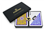Image de Paquet double Copag Neoteric 100% Plastique  - Blue & Jaune - Poker - Index Régulier 