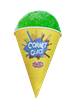 Image sur Bullseye popcorn - Sirop de cône glacé saveur Lime 3.8L