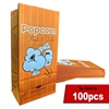 Image sur 100 Sacs à popcorn avec fond plat 1oz