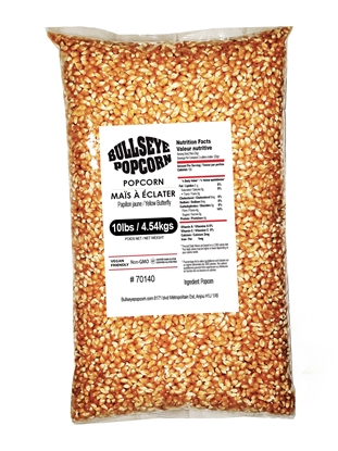 Image de 70140 Bullseye popporn 10 lbs Platinum  Bulk kerneils