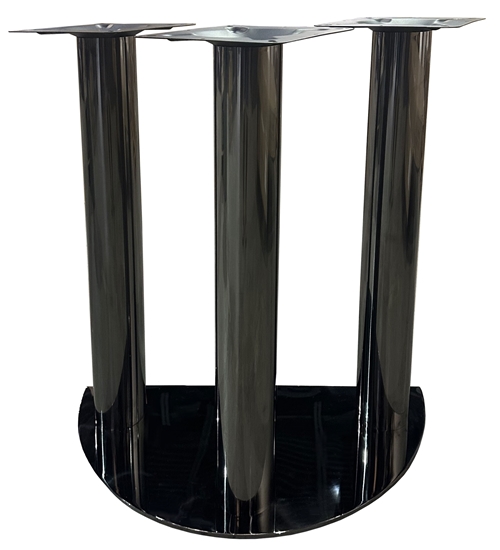 Image sur Patte en Acier Inoxydable Noir – Hauteur 29''