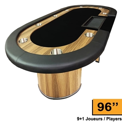 Image de Table de poker Dealer 96'' Série Suprême