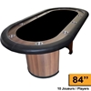 Image sur Table de poker Ovale 84'' Série Suprême