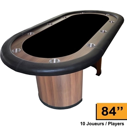 Image de Table de poker Ovale 84'' Série Suprême