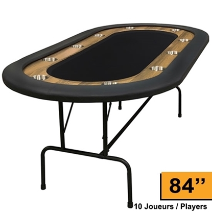 Image de Table de poker Ovale 84'' Série Suprême