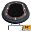 Image de Table de poker Ovale 62'' Série Suprême - Jusqu'à 8 joueurs