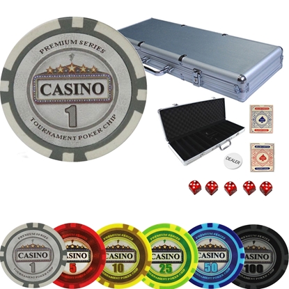 Image de Ensemble de 500 jetons 11.5gr série CASINO - "CASH GAME"