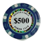Image de 25 jetons de poker (500$) Monte Carlo 14gr